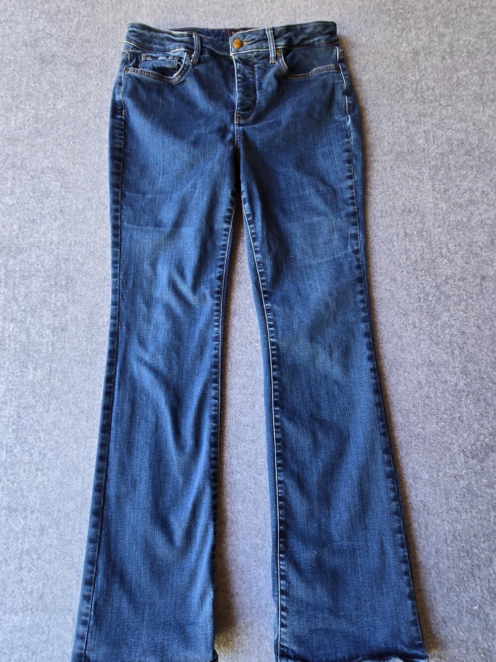 NYDJ Women's Jeans Barbara Bootcut Med Rise Dark Wash Size 10 (30"X30")
